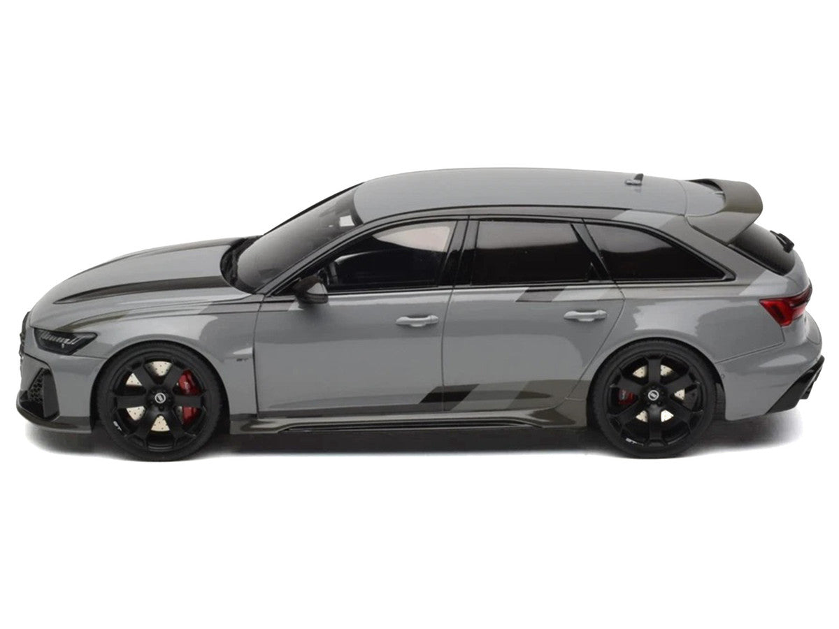 2024 Audi RS 6 GT Gray 1/18 Model Car by GT Spirit LuxuryLifeWay Online Store