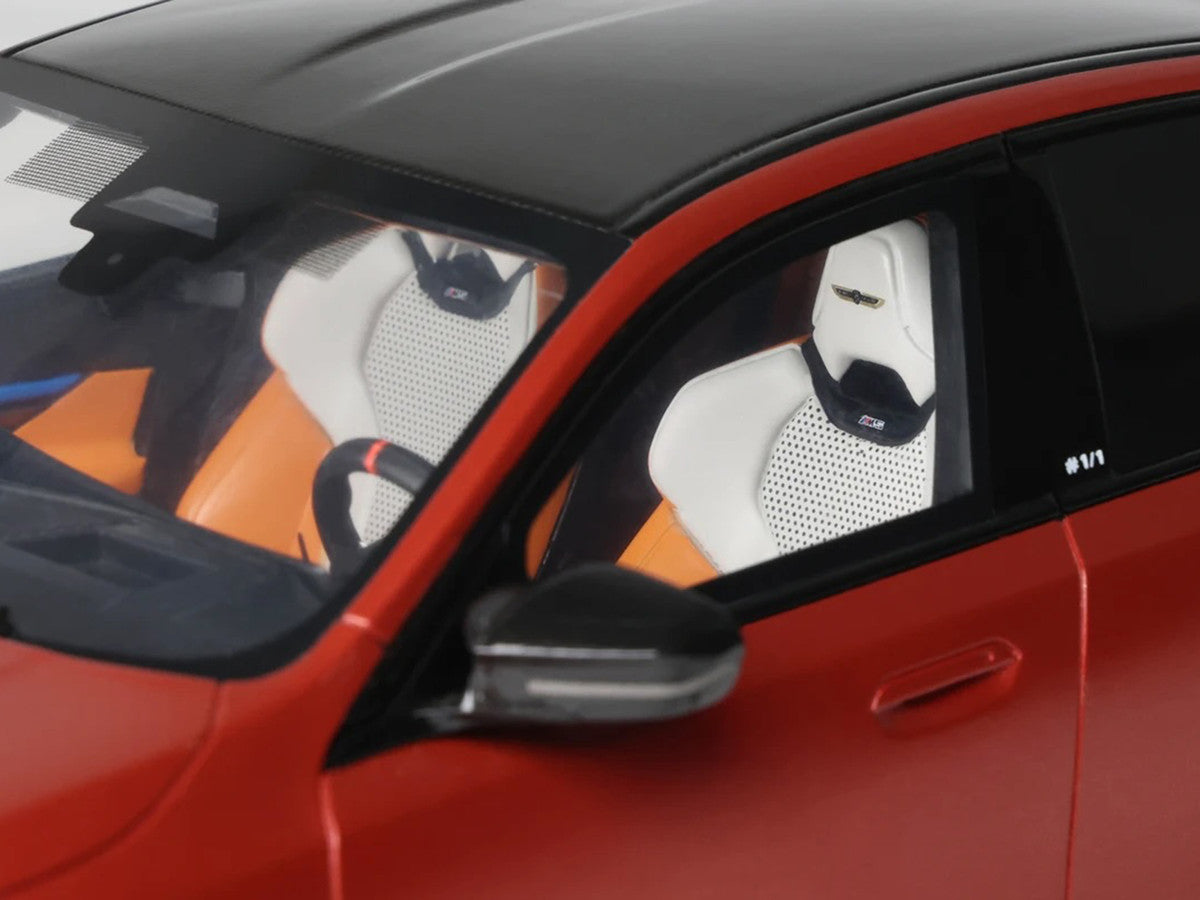2025 BMW M5 (G90) Pebble Beach Edition Fire Orange Metallic with Black Top 1/18 Model Car by GT Spirit LuxuryLifeWay Online Store