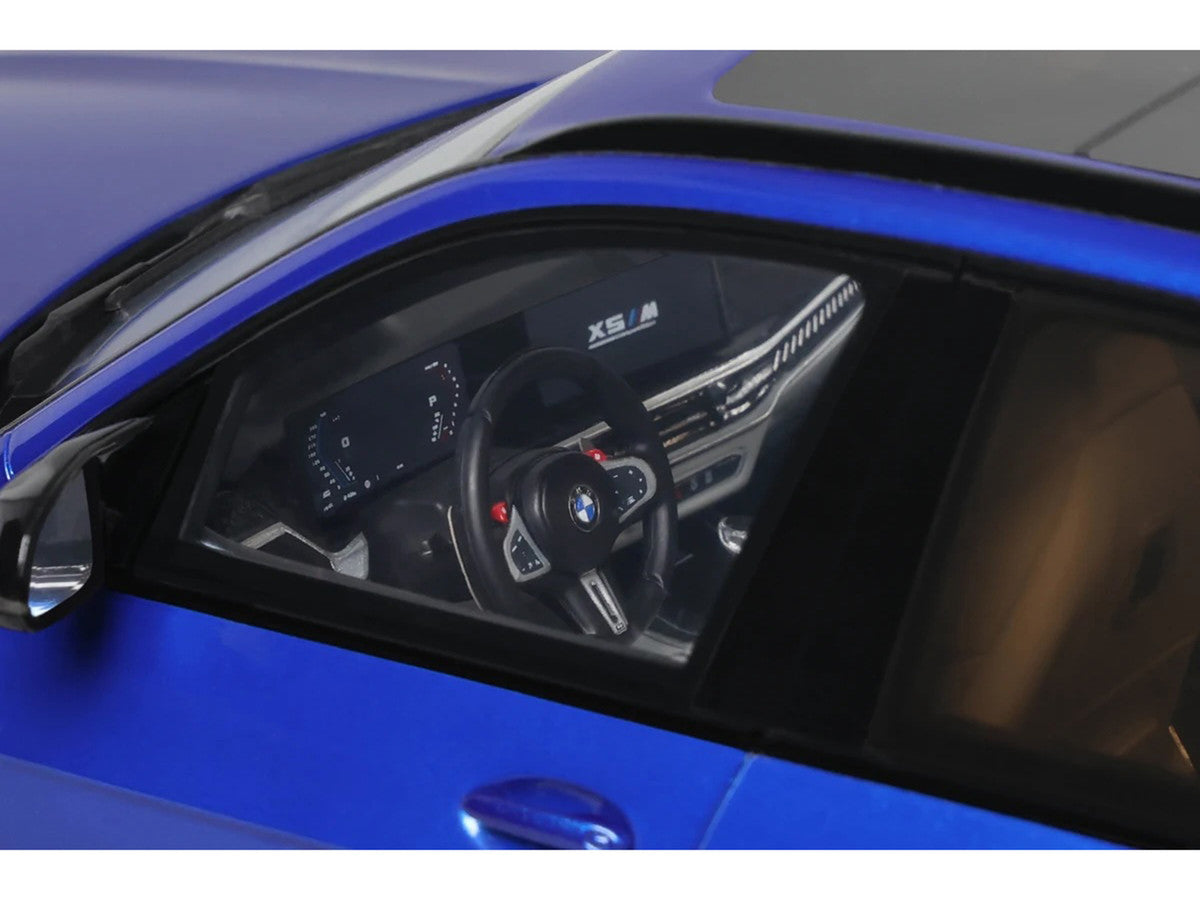 2023 BMW X5 M Competition Blue Metallic with Black Top 1/18 Model Car by GT Spirit LuxuryLifeWay Online Store