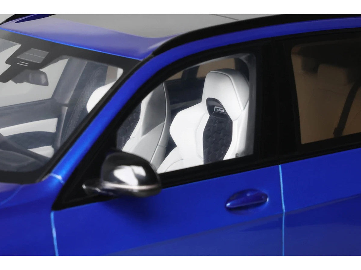2023 BMW X5 M Competition Blue Metallic with Black Top 1/18 Model Car by GT Spirit LuxuryLifeWay Online Store