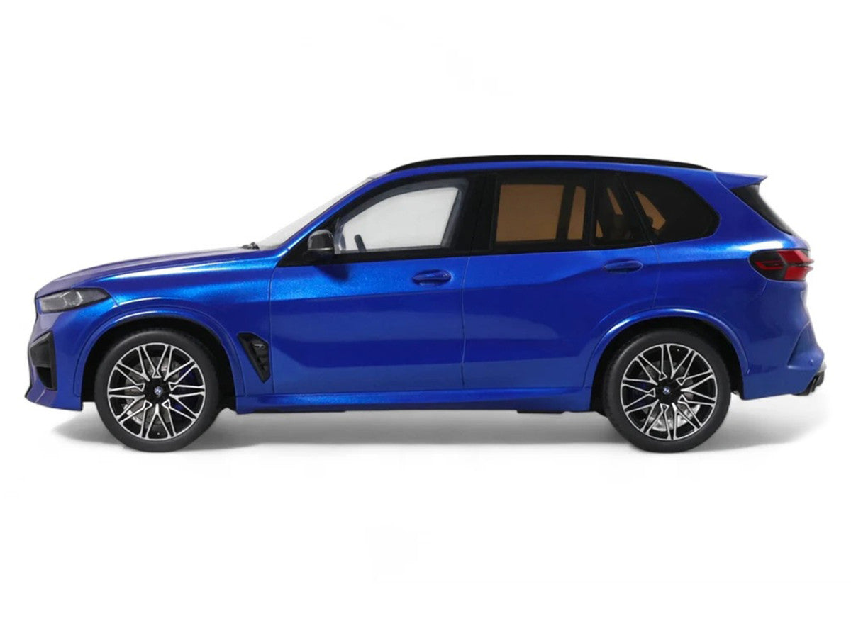 2023 BMW X5 M Competition Blue Metallic with Black Top 1/18 Model Car by GT Spirit LuxuryLifeWay Online Store