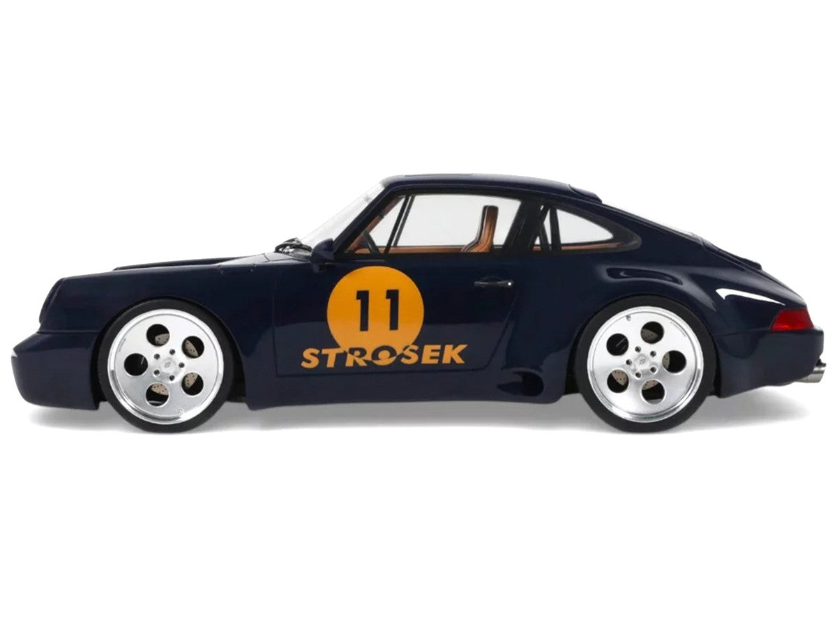 2024 Porsche 911 Strosek Mega 30 #11 Blue 1/18 Model Car by GT Spirit LuxuryLifeWay Online Store