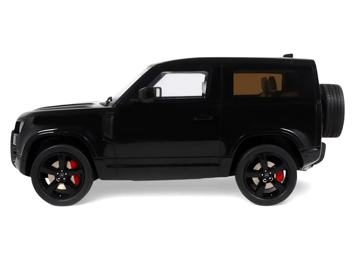 2021 Land Rover Defender 90 P400 X-Dynamic HSE Black Metallic 1/18 Model Car by GT Spirit LuxuryLifeWay Online Store