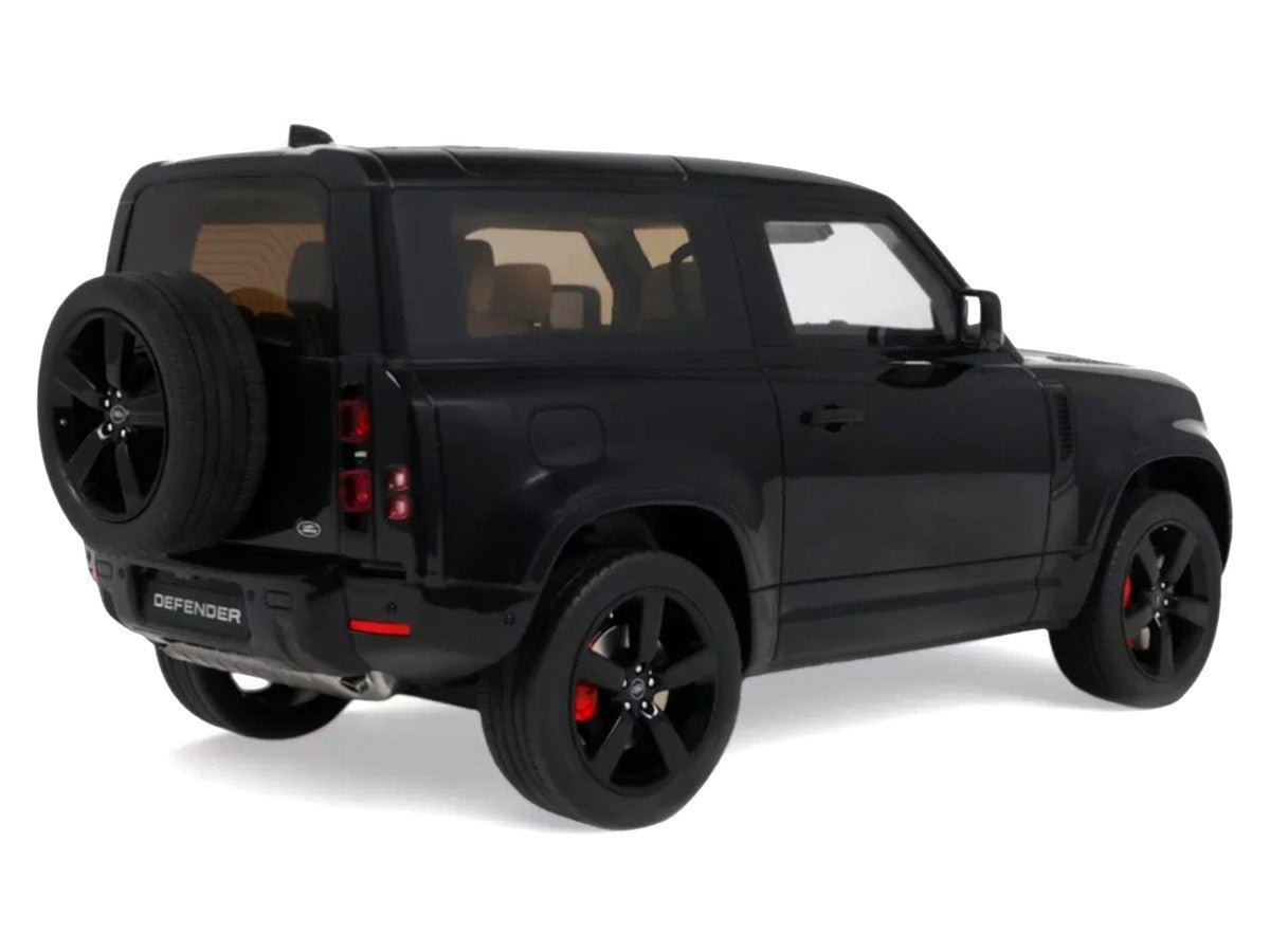 2021 Land Rover Defender 90 P400 X-Dynamic HSE Black Metallic 1/18 Model Car by GT Spirit LuxuryLifeWay Online Store