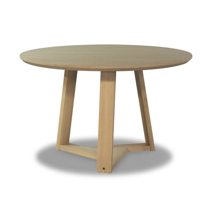 48 Inch Round Scandinavian Solid Wood Dining Table in Blonde LuxuryLifeWay Online Store