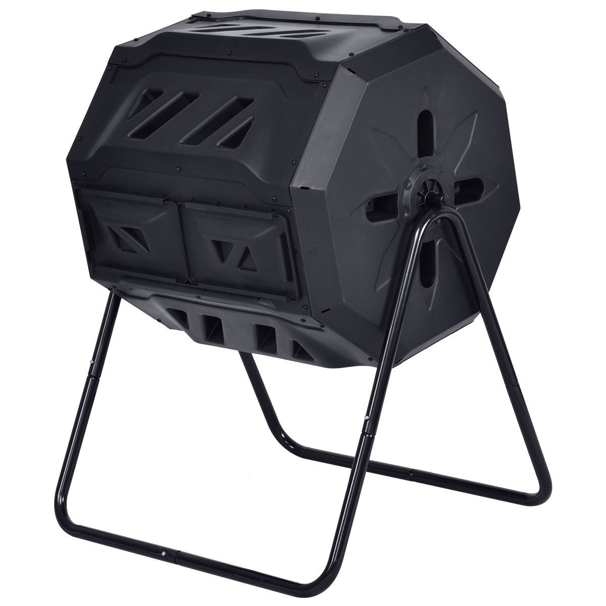 Outdoor 43-Gallon Compost Bin Tumbler Home Garden Composter LuxuryLifeWay Online Store