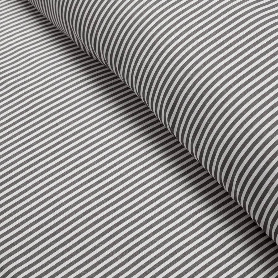 Full/Queen Grey White Stripe Ruffle Reversible 3 Piece Comforter Set LuxuryLifeWay Online Store