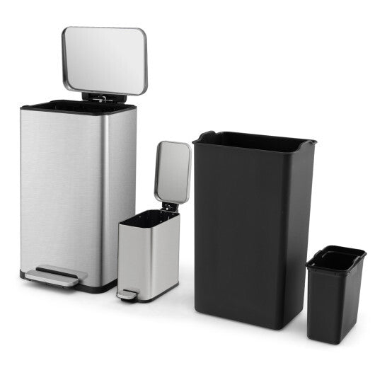 Get it for $79 - Step Trash Can with Inner Buckets (2 Pack) LuxuryLifeWay Online Store