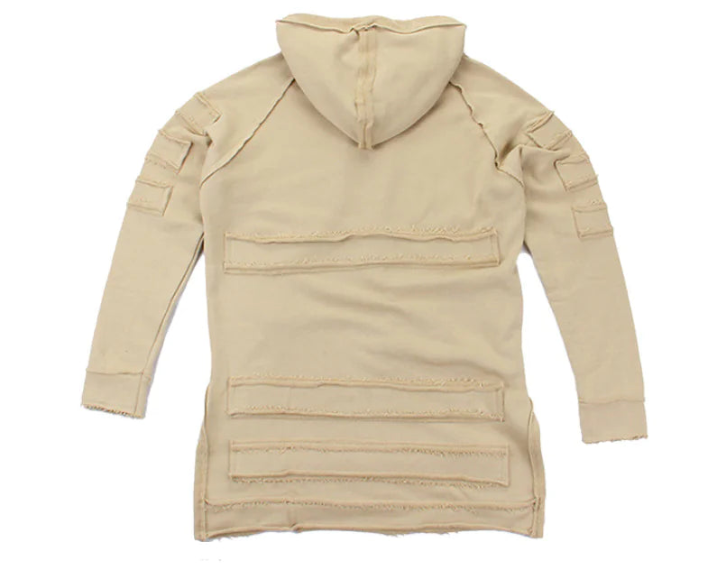 Long Hoodie, Hip Hop Hoodie, Outerwear Sweatshirt