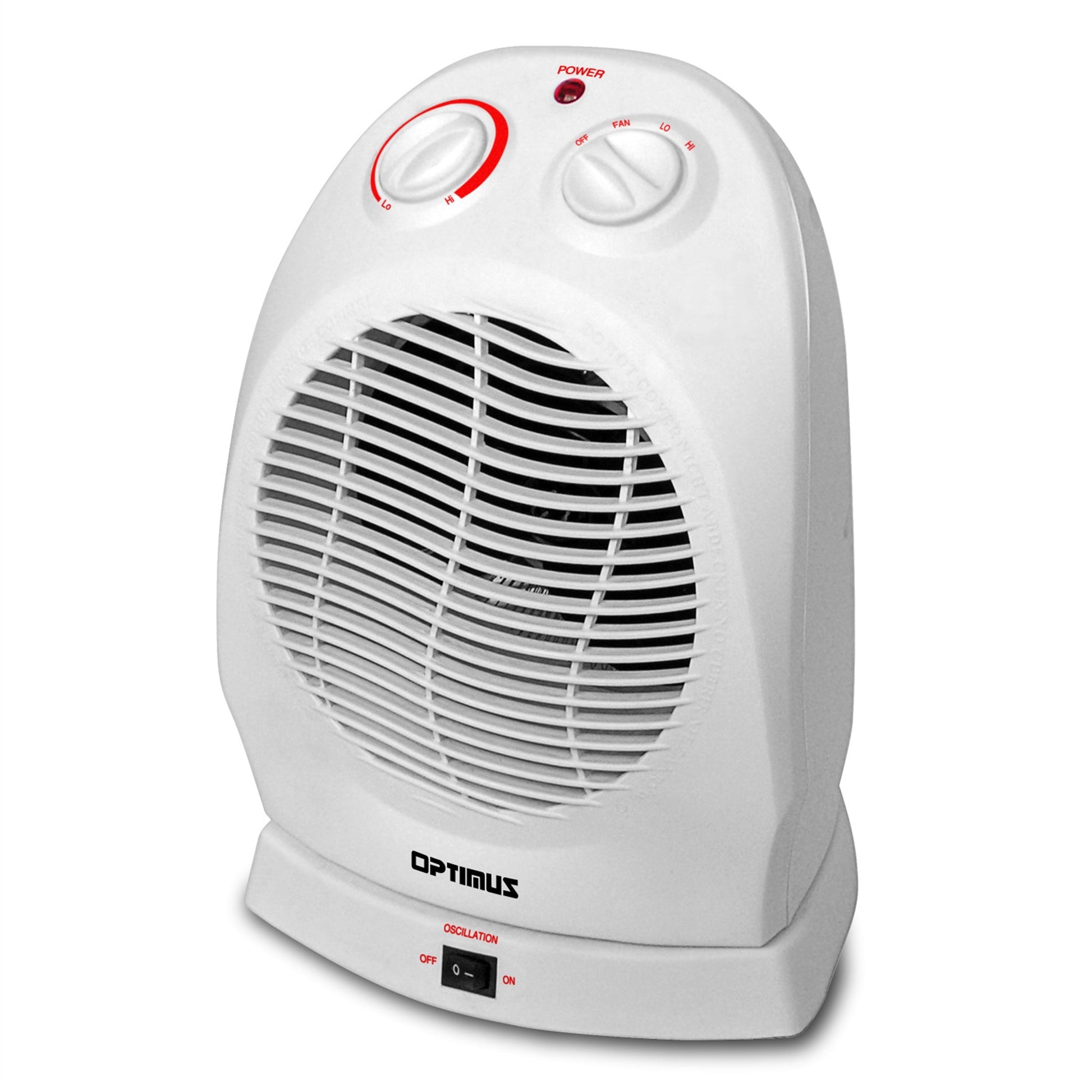Optimus Portable Oscillating Fan Heater with Thermostat LuxuryLifeWay Online Store