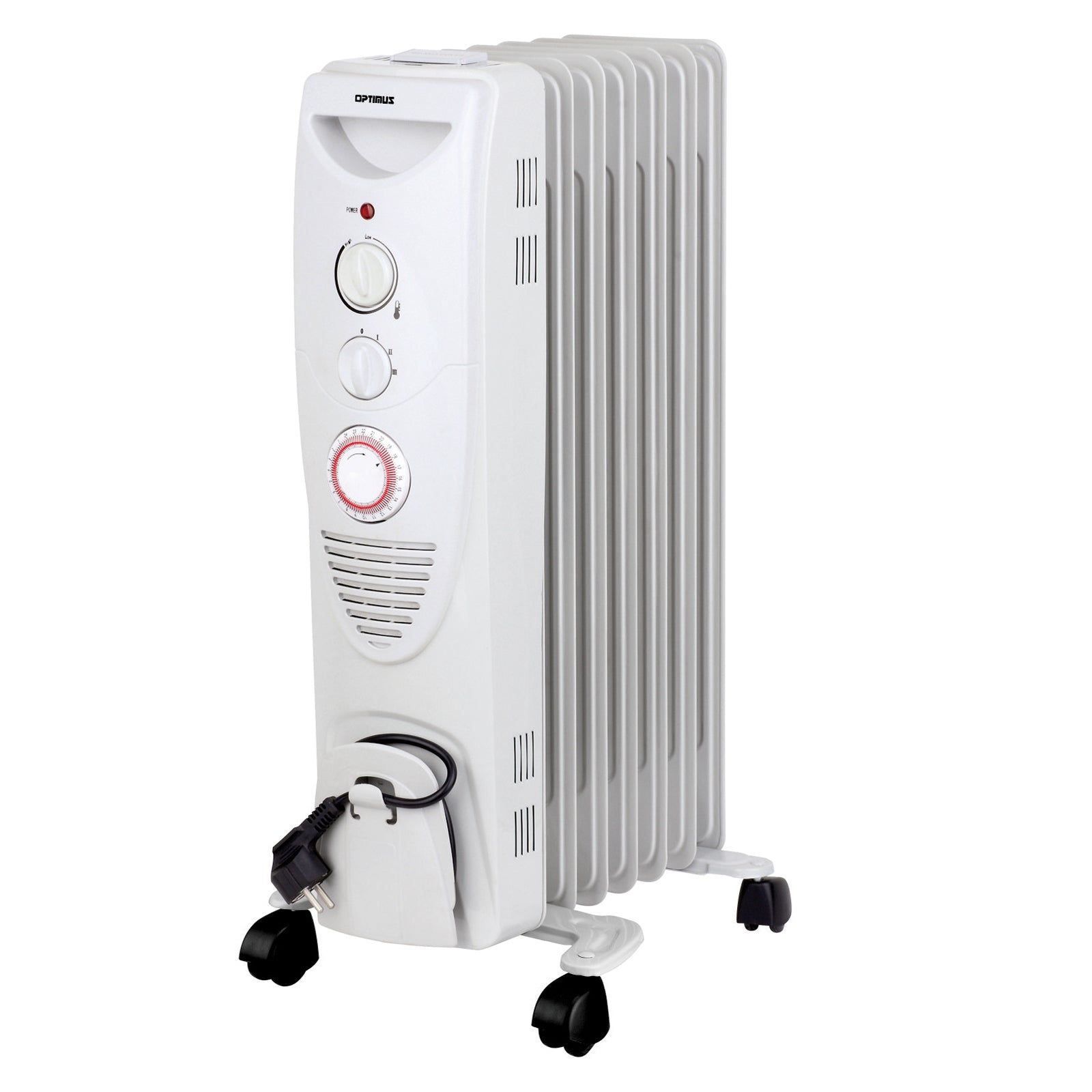 Optimus Portable 7 Fins Oil Filled Radiator Heater with Timer LuxuryLifeWay Online Store