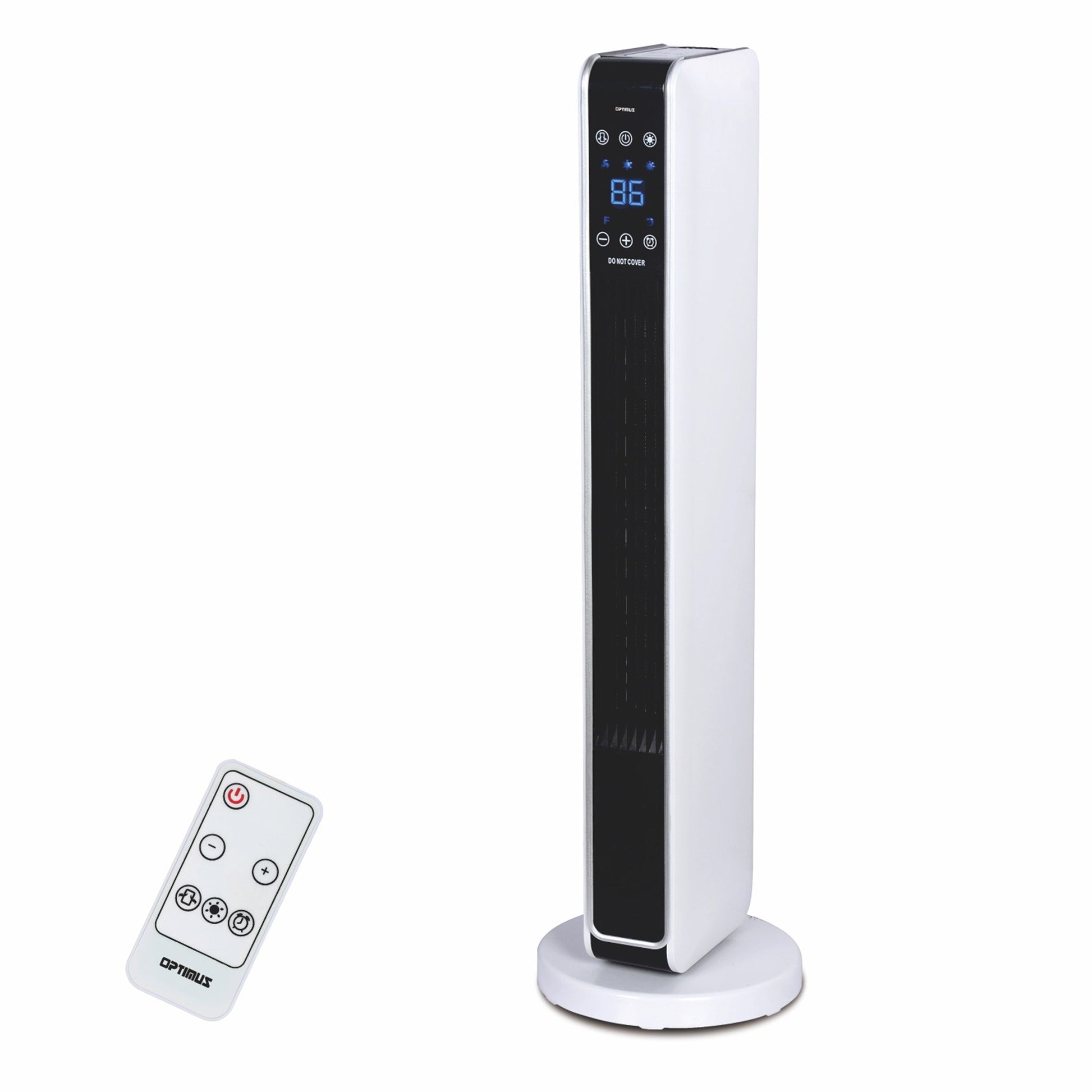 Optimus 29 in. Oscillating Tower Heater w/ Digital Temperature Readout & Remote LuxuryLifeWay Online Store
