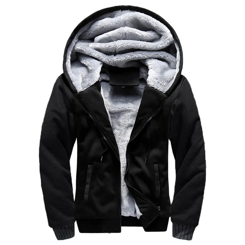 Men's Jacket Camouflage Thicken Winter Jackets for Men Fleece Long Sleeve Coat Man Casual Hoodies Streetwear Men's Coats Pi-Mart