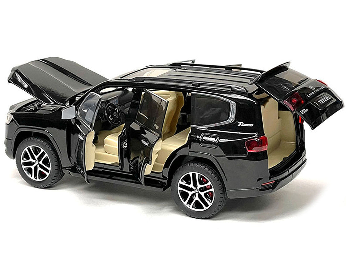 Toyota Land Cruiser Black Metallic 1/24 Diecast Model Car LuxuryLifeWay Online Store