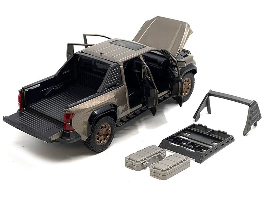 2024 Toyota Tacoma Trailhunter Edition Pickup Truck Bronze Metallic 1/24 Diecast Model Car LuxuryLifeWay Online Store
