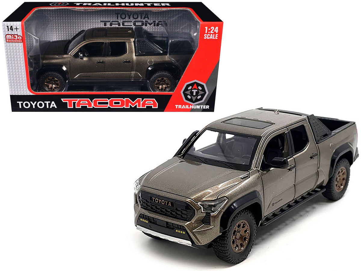 2024 Toyota Tacoma Trailhunter Edition Pickup Truck Bronze Metallic 1/24 Diecast Model Car LuxuryLifeWay Online Store