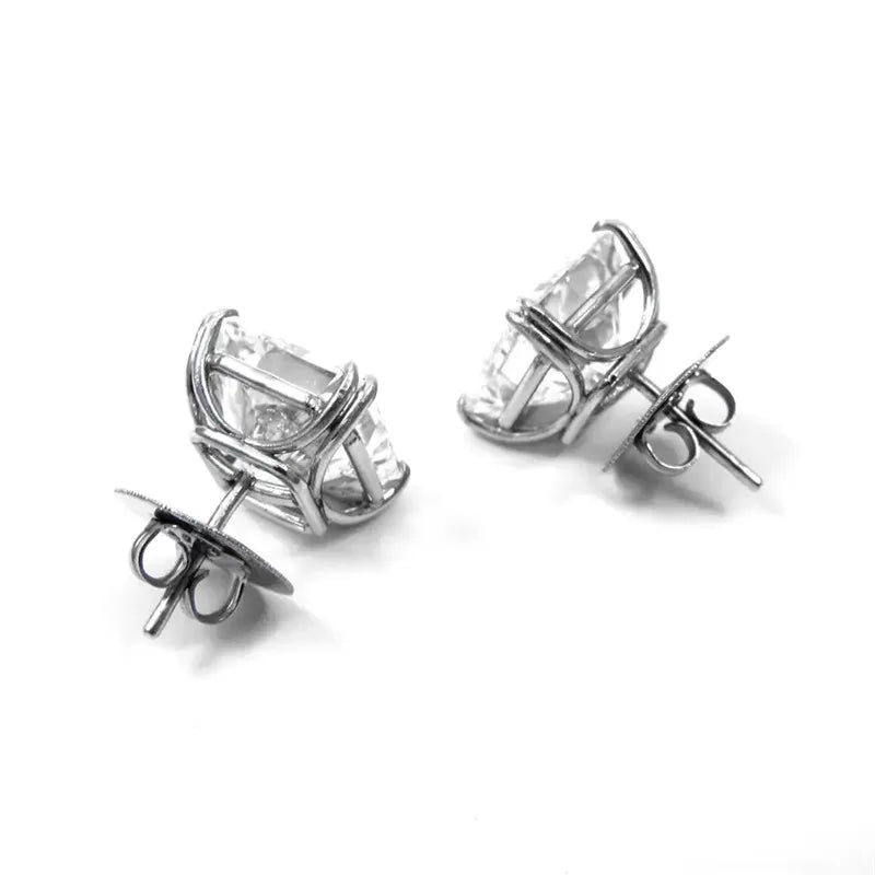 CAOSHI Stylish Simple Stud Earrings for Women Trendy Modern Style Dazzling Zirconia Accessories Wedding Engagement Jewelry Gift Pi-Mart