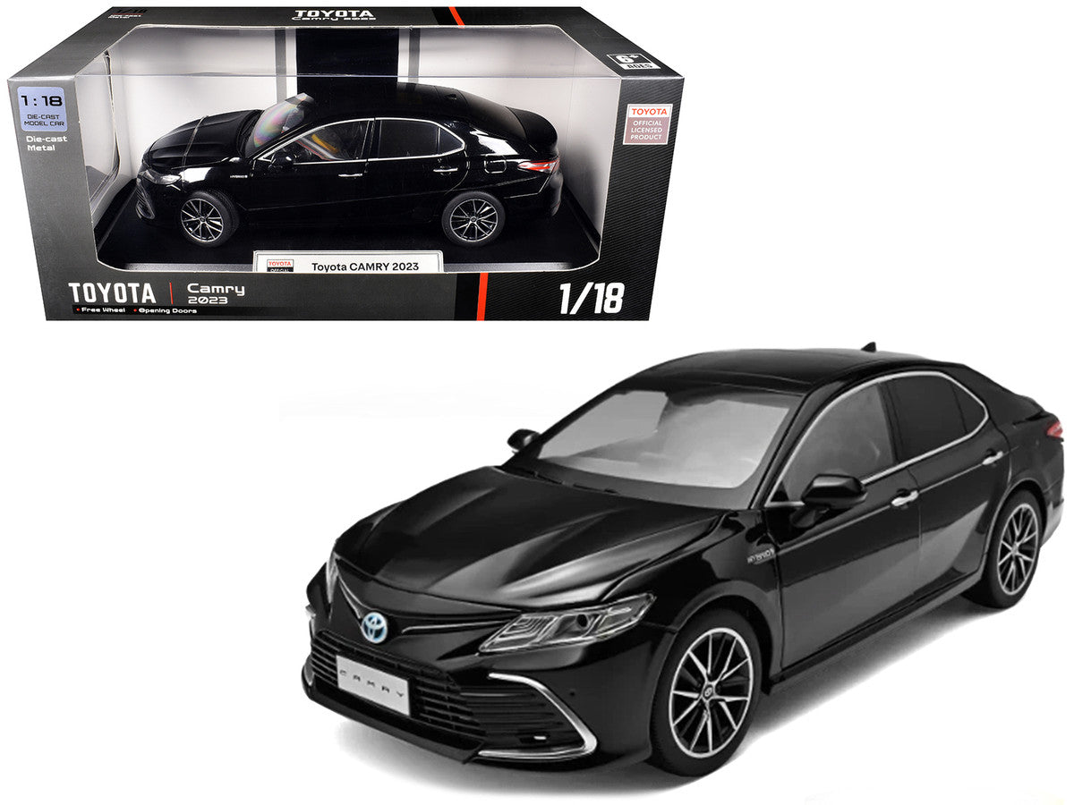 2023 Toyota Camry Hybrid Black 1/18 Diecast Model Car by Heimanba LuxuryLifeWay Online Store