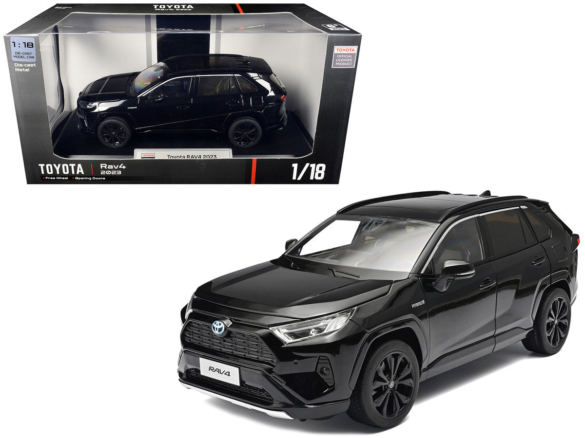 2023 Toyota Rav4 Hybrid Black 1/18 Diecast Model Car by Heimanba LuxuryLifeWay Online Store