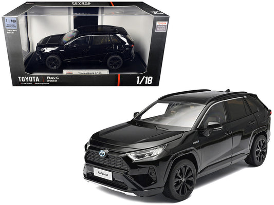 2023 Toyota Rav4 Hybrid Black 1/18 Diecast Model Car by Heimanba LuxuryLifeWay Online Store