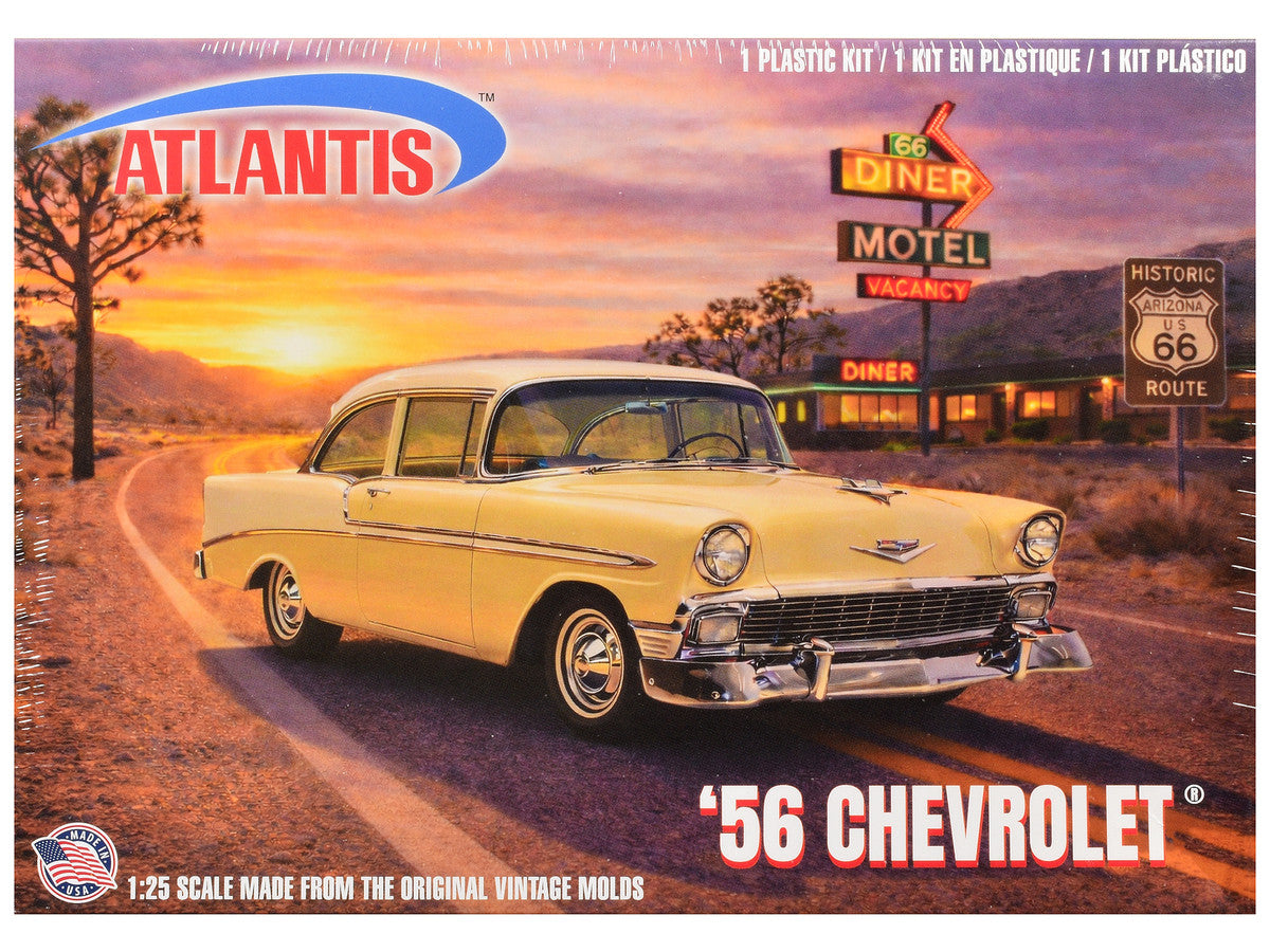 Skill 3 Model Kit 1956 Chevrolet Bel Air "Route 66" 1/25 Scale Model by Atlantis LuxuryLifeWay Online Store