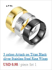UTAG  Fashion Black/White Ceramic Crystal Wedding Rings Jewelry For Women Girls Rose Gold Stainless Steel Bohemia Rin Pi-Mart