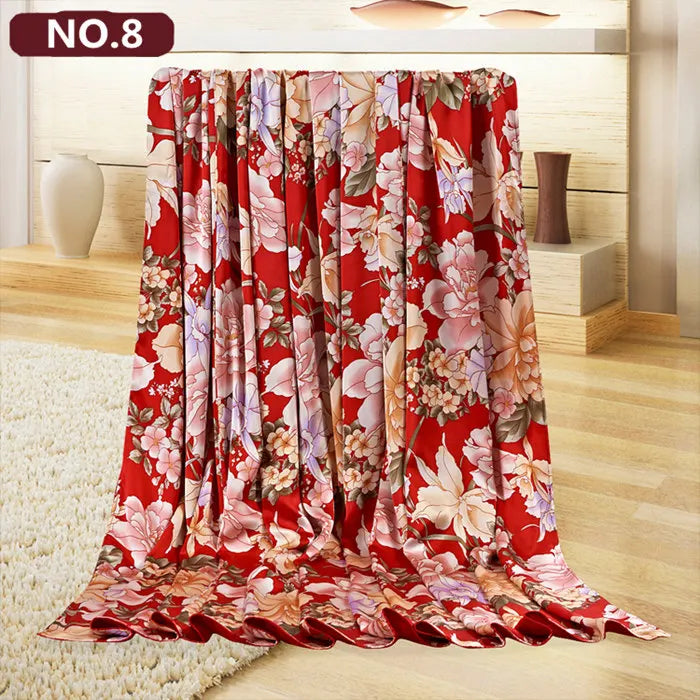 Duvet Cover 1PC Both Sides 100% Mulberry Silk Printed Colors Comfortable Sizes Can Be Customized Pi-Mart