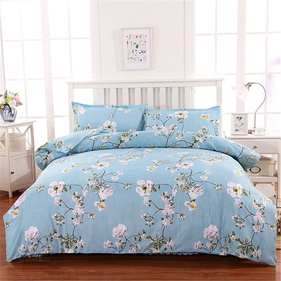 Multi-size Sheet Duvet Cover Pillowcase  Home Textile Bedding Single Piece Bedding Single Person Double Quilt Cover Pi-Mart
