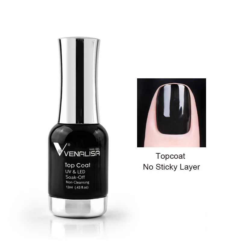 VENALISA Nail Gel Varnish TPO FREE Soak Off UV LED Organic Odorless Enamels Nail Art Colors 12ml 120Colors UV Gel Nail Polish Tri Light Beauty