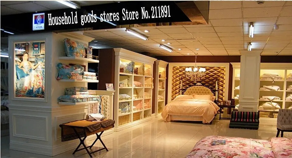 Hotel Style Bedding Set Luxury Golden Embroidery Duvet Cover Grey Egyptian Cotton Bed Sheets Pillowcases Solid Color Bedclothes Pi-Mart