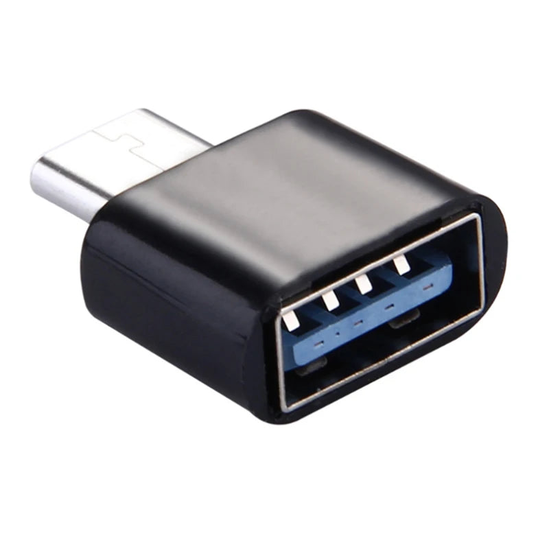 1/5 PCS New Universal Type-C to USB 2.0 OTG Adapter Connector for Mobile Phone USB2.0 Type C OTG Cable Adapter Pi-Mart