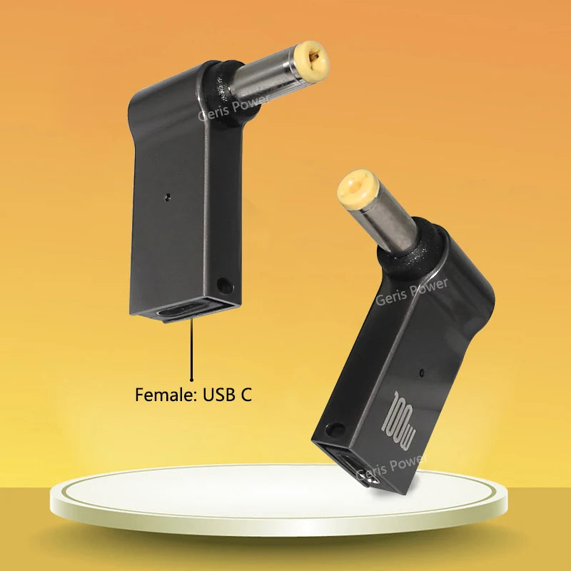 100W USB Type C Fast Charging Adapter Plug Connector Universal USB C Laptop Charger Converter for Dell Asus Hp Acer Lenovo Pi-Mart