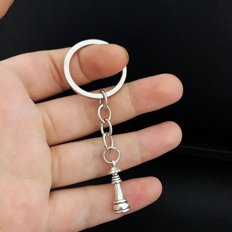 New Products/Chess and Card Pendant Keychain Alloy Pendant Keychain Entertainment Game Jewelry Discover Jewelry Gift Pi-Mart