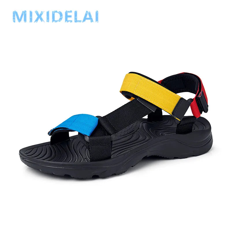 2026 New Men Sandals Non-slip Summer Flip Flops High Quality Outdoor Beach Slippers Casual Shoes Cheap Men's shoes Water Shoes Pi-Mart