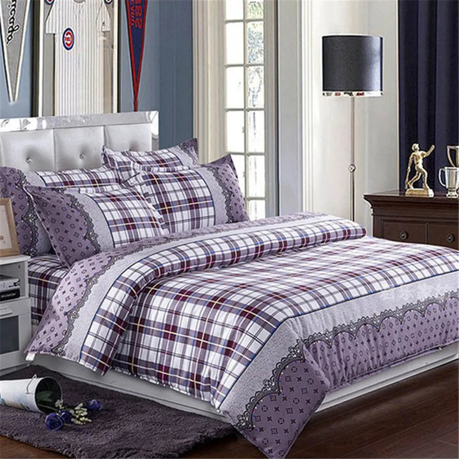 Multi-size Sheet Duvet Cover Pillowcase  Home Textile Bedding Single Piece Bedding Single Person Double Quilt Cover Pi-Mart
