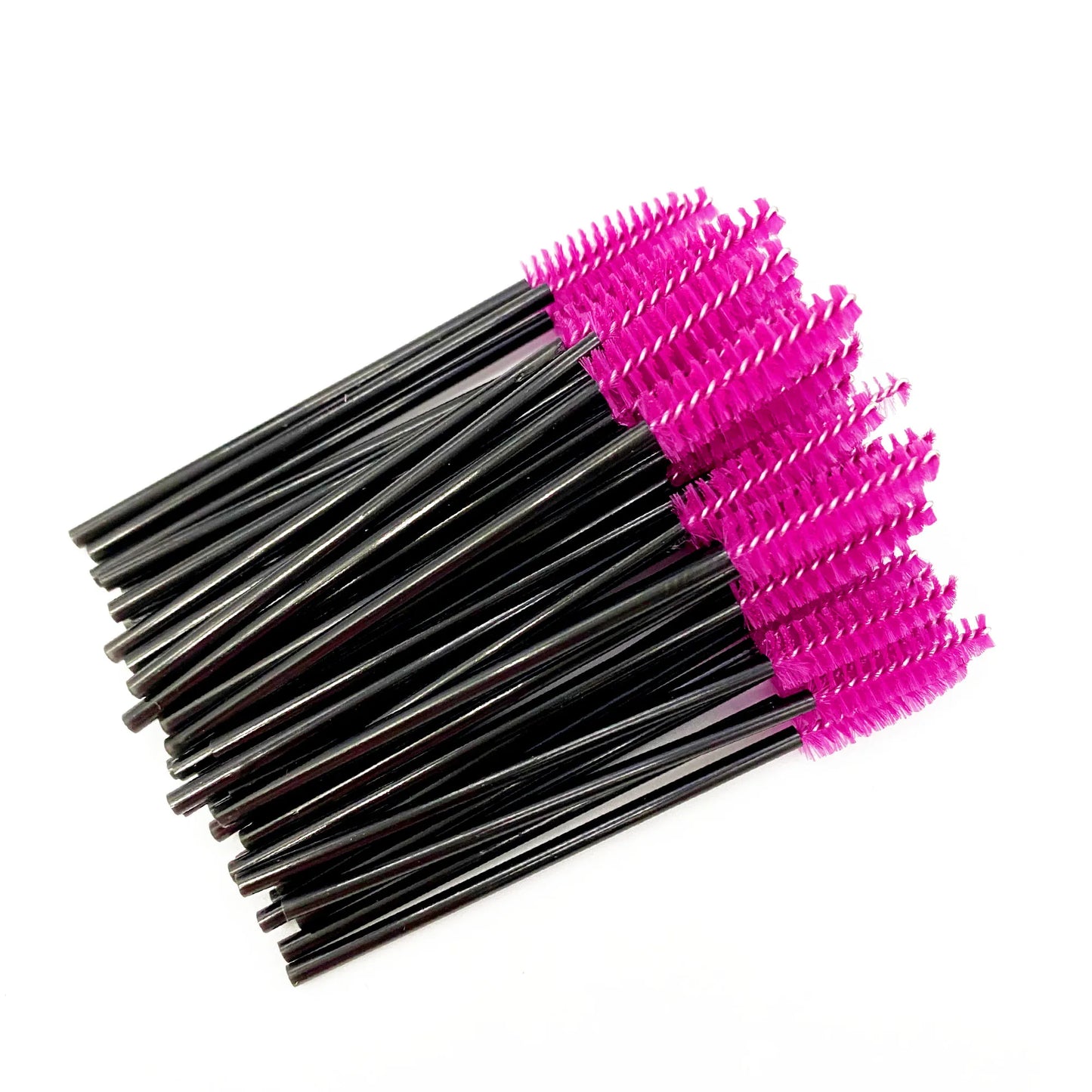 Disposable Eyelashes Brushes Crystal Diamond Handle Lash Brush Eyebrow Mascara Wands Eyelash Extension Supplies Makeup Tools Pi-Mart