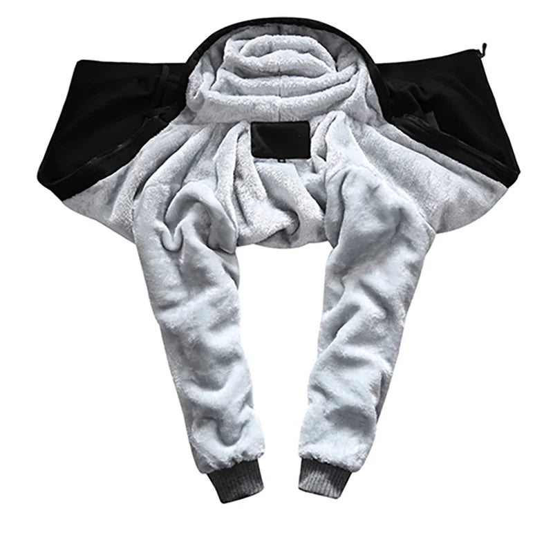Men's Jacket Camouflage Thicken Winter Jackets for Men Fleece Long Sleeve Coat Man Casual Hoodies Streetwear Men's Coats Pi-Mart