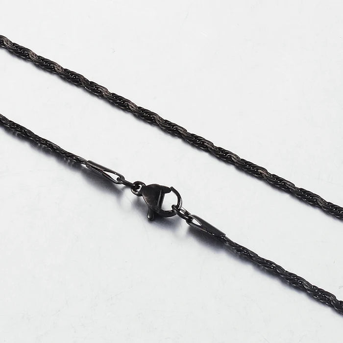 New Fashion Popular Black Necklace Men And Women Hip-Hop Dark Style Classic Jewelry Pi-Mart