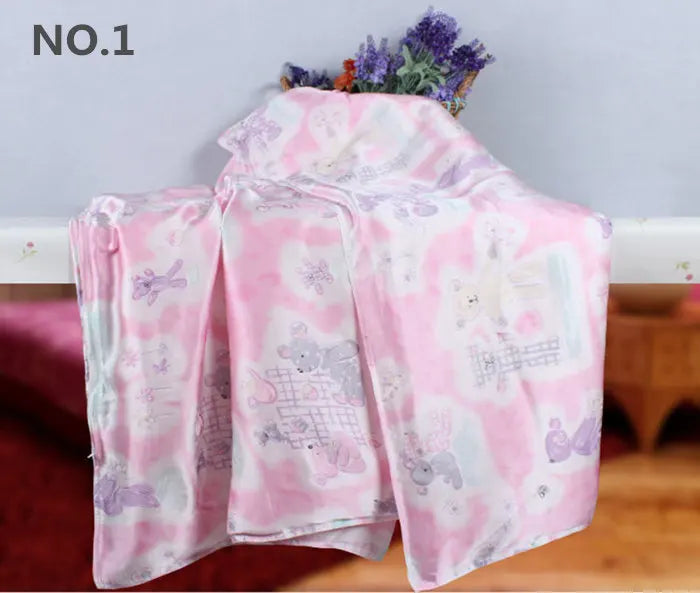 Duvet Cover 1PC Both Sides 100% Mulberry Silk Printed Colors Comfortable Sizes Can Be Customized Pi-Mart