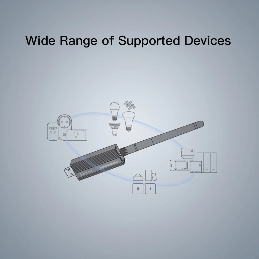 SONOFF ZB Dongle-P Zigbee 3.0 USB Dongle Plus Universal Zigbee Gateway Support via ZHA or Zigbee2MQTT Sonoff Zigbee Series Pi-Mart
