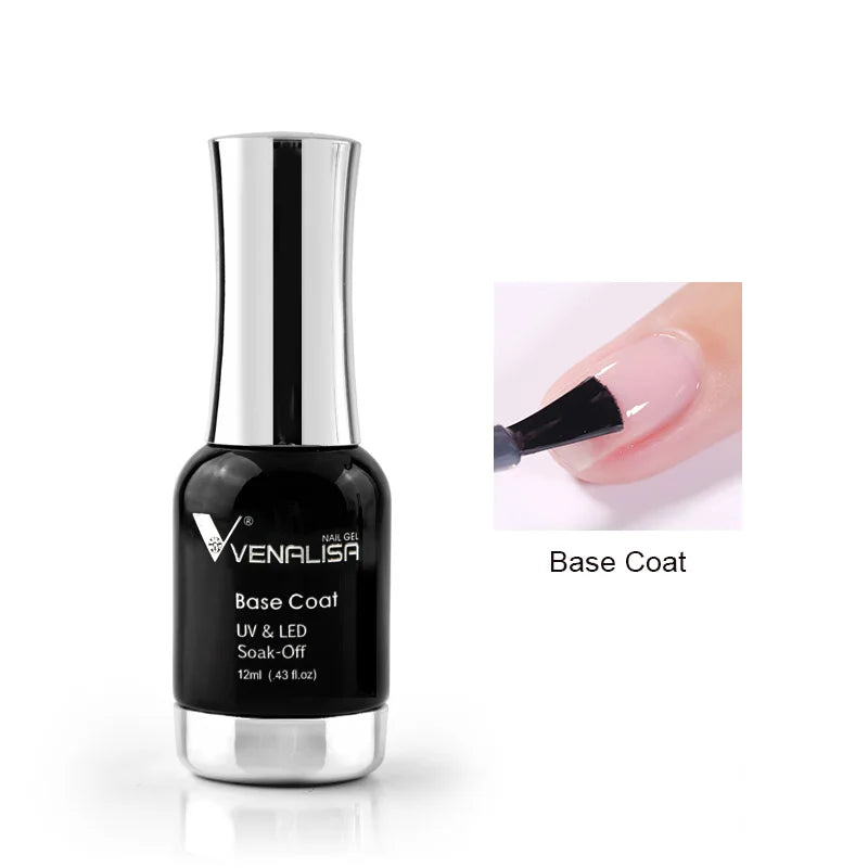 VENALISA Nail Gel Varnish TPO FREE Soak Off UV LED Organic Odorless Enamels Nail Art Colors 12ml 120Colors UV Gel Nail Polish Tri Light Beauty