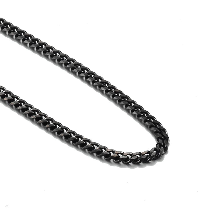 New Fashion Popular Black Necklace Men And Women Hip-Hop Dark Style Classic Jewelry Pi-Mart