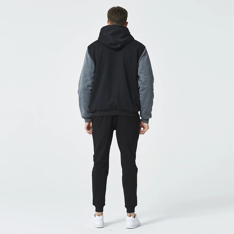 Men's Jacket Camouflage Thicken Winter Jackets for Men Fleece Long Sleeve Coat Man Casual Hoodies Streetwear Men's Coats Pi-Mart