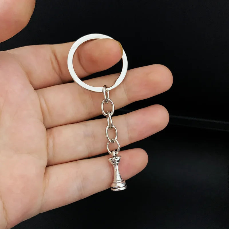 New Products/Chess and Card Pendant Keychain Alloy Pendant Keychain Entertainment Game Jewelry Discover Jewelry Gift Pi-Mart
