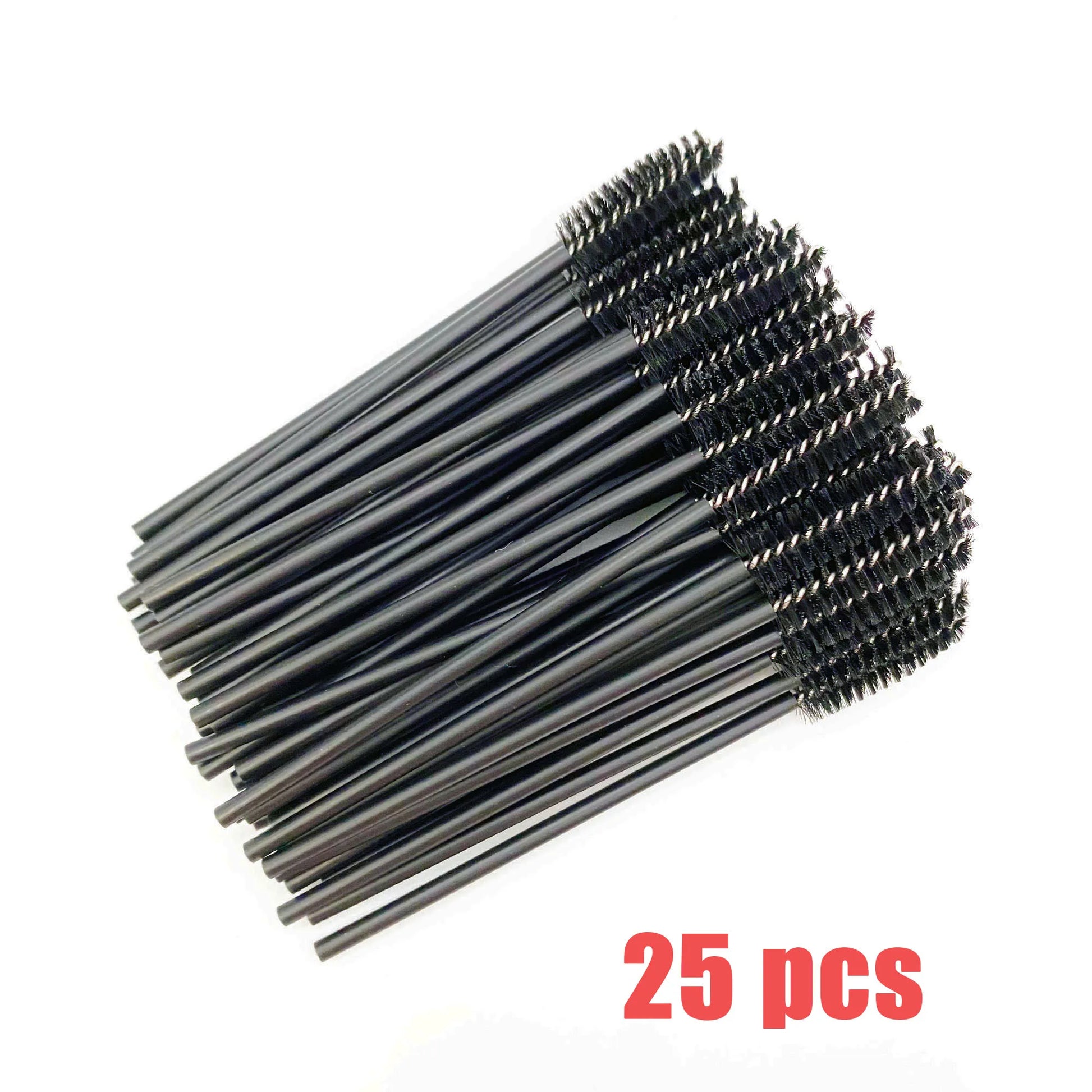 Disposable Eyelashes Brushes Crystal Diamond Handle Lash Brush Eyebrow Mascara Wands Eyelash Extension Supplies Makeup Tools Pi-Mart
