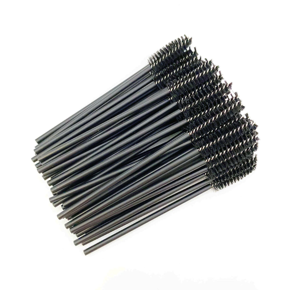 Disposable Eyelashes Brushes Crystal Diamond Handle Lash Brush Eyebrow Mascara Wands Eyelash Extension Supplies Makeup Tools Pi-Mart