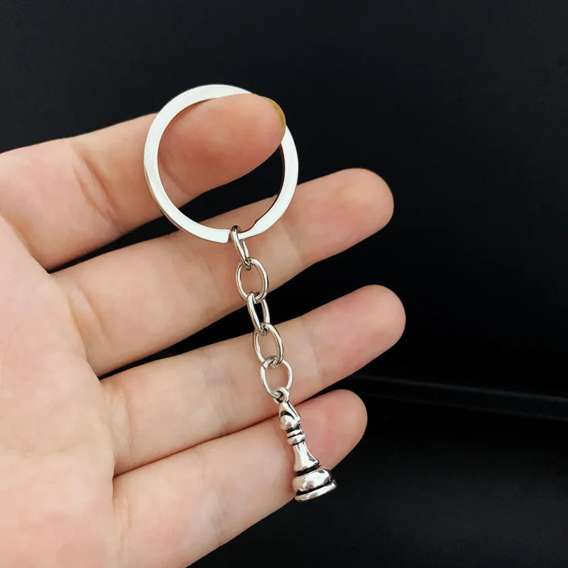 New Products/Chess and Card Pendant Keychain Alloy Pendant Keychain Entertainment Game Jewelry Discover Jewelry Gift Pi-Mart