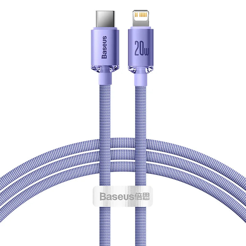 Baseus USB Type C PD 20W Cable for iPhone 14 13 12 Pro X 8 Fast USB C Cable for iPhone Charging Cable USB Type C Cable Wire Code Pi-Mart