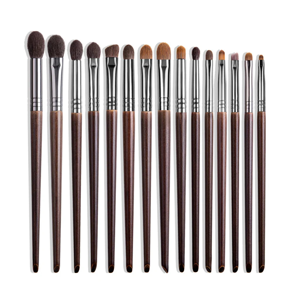 OVW Natural Goat Hair Makeup Brushes Set Professional Kit brocha maquillaje pedzle do makijazu blending smudging brush shader Tri Light Beauty