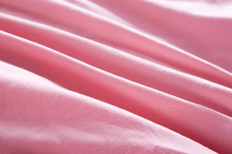 Luxury Wedding Bedding Sets Queen King Size Pink Princess Lace Bedcover Set Jacquard Duvet Cover Bed Sheet Pillowcases LadyShow.Store